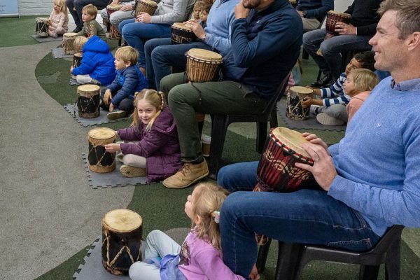 Blue Bird Primary Drumming with Dada