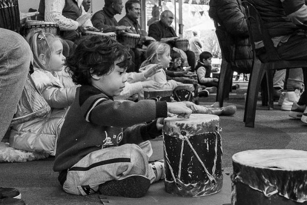 Blue Bird Primary Drumming with Dad