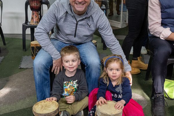 Blue Bird Primary Drumming with Dad
