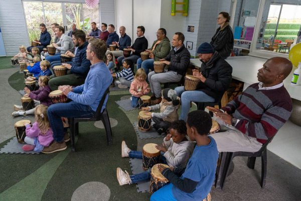 Blue Bird Primary Drumming with Dad
