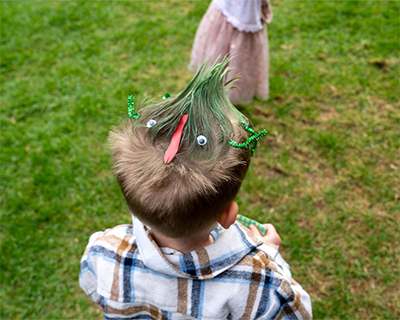 Blue Bird Primary Crazy Hair Day